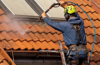 Démoussage et hydrofuge de toiture à Brochon